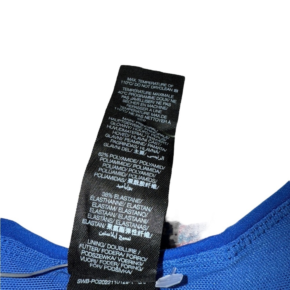 Sweaty Beatty Lightning Blue Racerback Athletic Power Workout Dress Size 4 - Picture 7 of 7